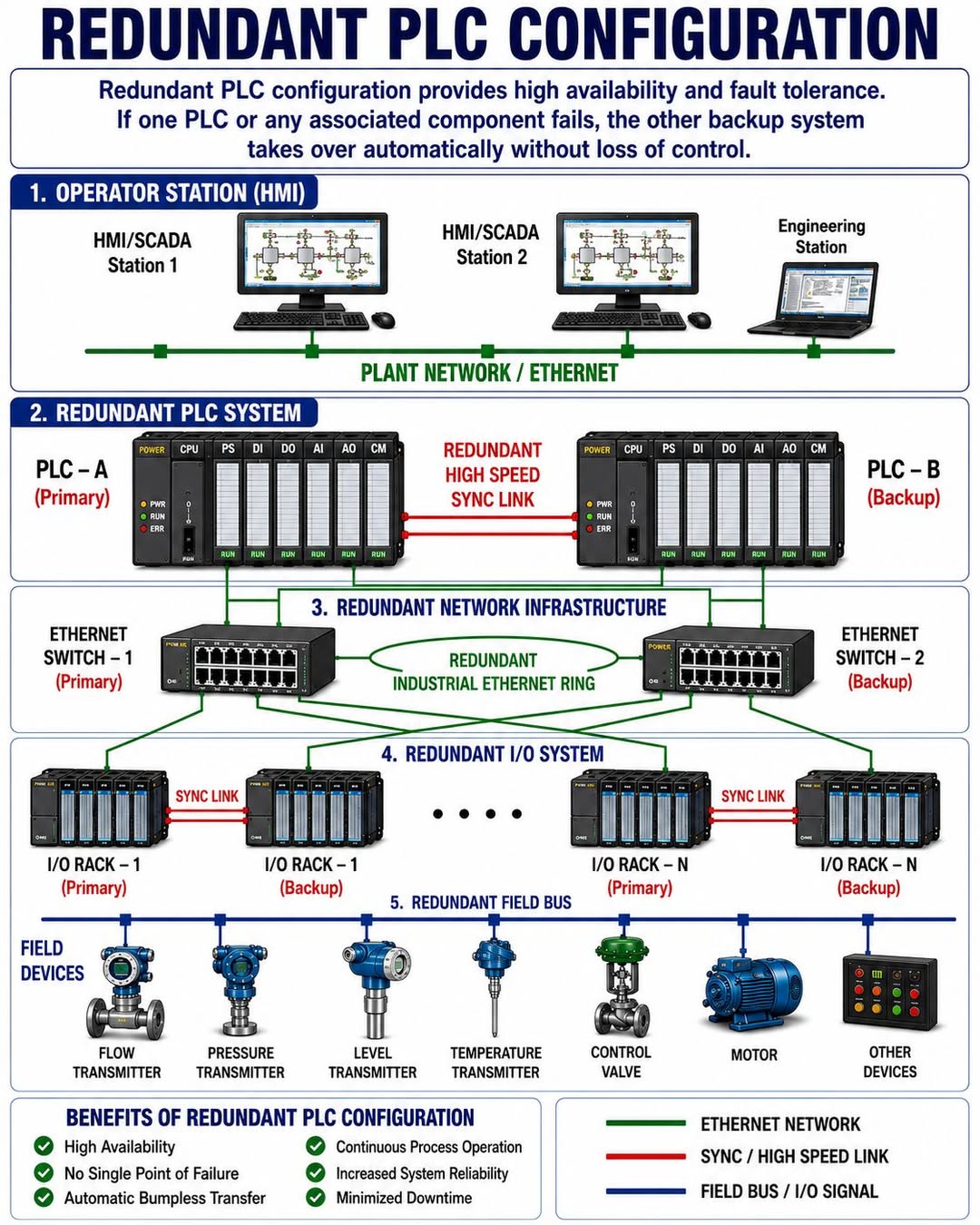 Redundant PLC