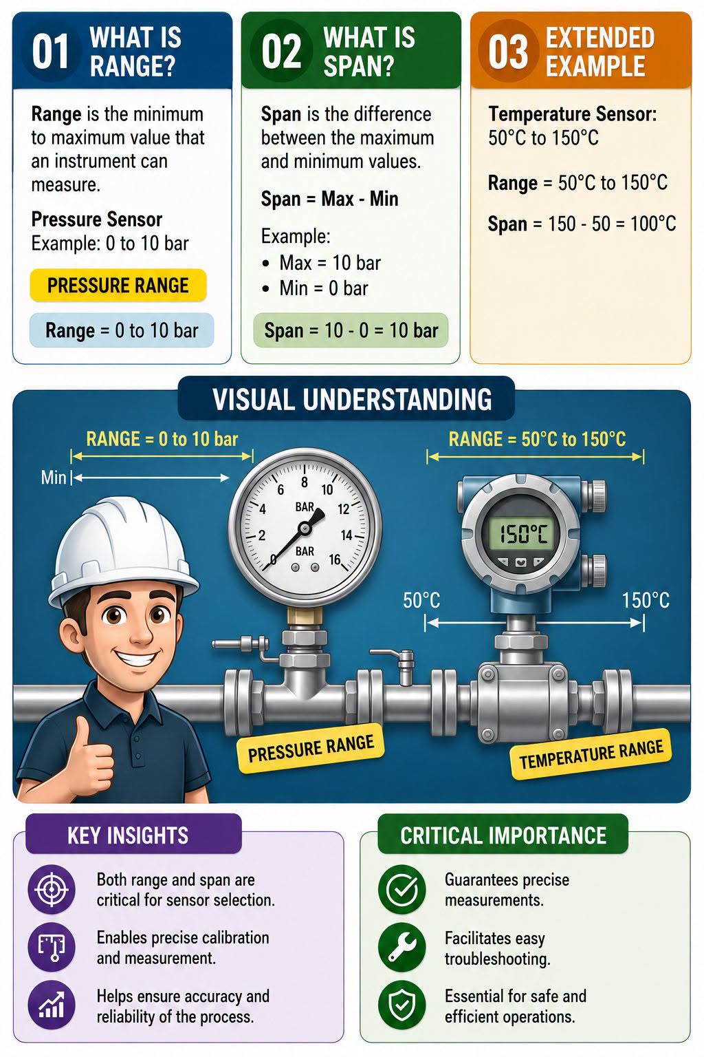 Range vs Span – A Fundamental Instrumentation Concept