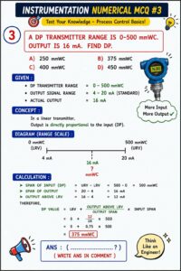 Instrumentation Numerical MCQ Challenge