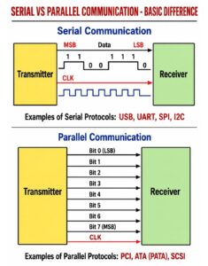 Serial and parallel communication