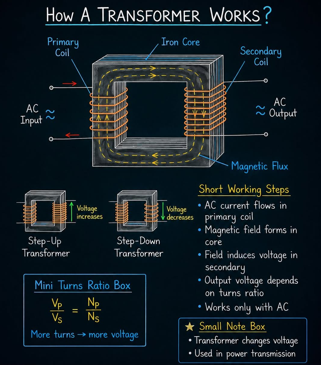 how does a transformer work