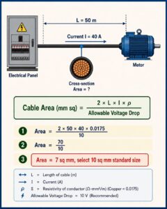 Cable Size Calculation – A Simple Engineering Example