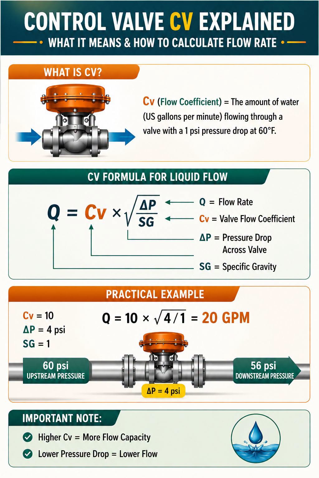 What is Control Valve Cv and Why is it Important?