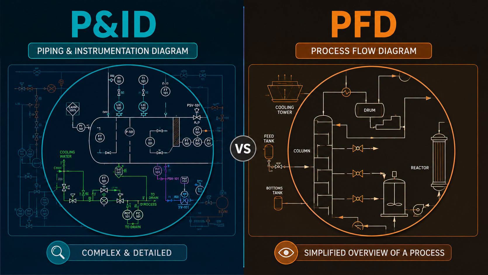 P&ID vs PFD – Do You Know the Difference?